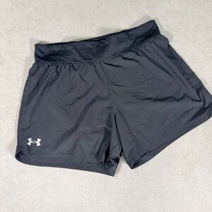 Under Armour Mens Speedpocket 5" Running Shorts Black Athletic Gym Workout Large